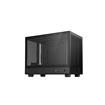 DeepCool CH160 Mini-ITX PC Case, High Airflow Mesh Panels, Full-Sized Air Cooler Support, Direct Insert GPU Capable, Flexible Drive and PSU Compatibility, Black