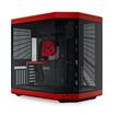 HYTE Y70 Dual Chamber ATX Mid Tower Modern Aesthetic Case - Red/Black