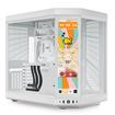 HYTE Y70 Touch Infinite Dual Chamber ATX Mid Tower Modern Aesthetic Case With Integrated 2.5K LCD Touchscreen, Snow White