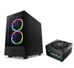 NZXT H5 Elite PC case (Black/Black) + FSP Hydro Ti Pro 1000W ATX 3.0 PCIe 5 Power Supply