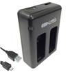 Bower Xtreme Dual Rapid Battery Charger for GoPro HERO 5 Black