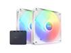 NZXT F140 RGB Core Case Fan Twin Pack, White