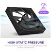 NZXT F140P 140mm Static Pressure PWM Case Fan, Black