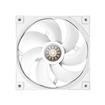 DeepCool FT14 WH, 140mm FDB Fan, 3-Phase 10-pole 12-slot Motor, PWM, Transparent Center Window, Subtle White LED underglow, White