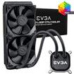 EVGA CLC 240mm All-In-One RGB LED CPU Liquid Cooler, 2x FX12 120mm PWM Fans, Intel, AMD, 5 YR Warranty (400-HY-CL24-V1)