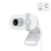 LOGITECH Brio 100 Webcam, HD 1080P, Auto-light balance, Built-in mic (Off-White)