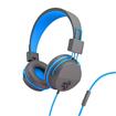 JLAB AUDIO JBuddies Studio On-Ear Kids Wired Headphones, Blue/Grey