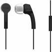 KEB9IK IN EAR BUD W/MIC BLACK NOISE ISOLATING ANGLED ELEMENTS