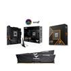 AMD R7 9700X CPU +  ASUS TUF GAMING B650M-E WIFI Motherboard + T-Force 32GB D5 6000MHz CL30 RAM BundleSpecial