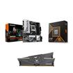 AMD R5 9600X CPU +  GIGABYTE B650M GAMING PLUS WIFI Motherboard + T-Force 32GB D5 6000MHz CL30 RAM 