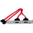 StarTech.com 2 Port SATA to eSATA Slot Plate Bracket - eSATA Female PLATE M/F