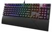 ASUS ROG Strix Scope II Full-Size Gaming Keyboard, Dampening Foam, Pre-lubed ROG NX Snow Switches, Hot-swappable, multi-function controls, hotkeys for Xbox Game Bar and recording, RGB-( 90MP036A-BKAA20)Black