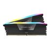 CORSAIR Vengeance RGB 64 Go (2x32 Go) DDR5 6000MHz CL40 Noir 1.35V UDIMM - Mémoire d'ordinateur - INTEL XMP/ AMD EXPO (CMH64GX5M2B6000Z40)