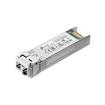 TP-Link 10GBase-SR SFP+ LC Transceiver - For Optical Network, Data Networking - 1 x LC Duplex 10GBase-SR Network - Optical Fiber - 50/125 &micro;m, 62.5/125 &micro;m - Multi-mode - 10 Gigabit Ethernet - 10GBase-SR - Hot-pluggable, Hot-swappable