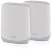 NETGEAR (RBK762S-100CNS) Orbi AX5400 Whole Home Tri-Band Mesh WiFi 6 System with 1 Year NETGEAR Armor – 2 Pack(Open Box)