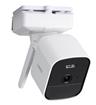 Lorex 4K  Caméra de sécurité extérieure à batterie Spotlight (U855AA-E), Blanc