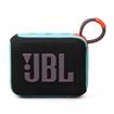 JBL Go 4 Ultra-Portable Waterproof Bluetooth Speaker, Black/Orange