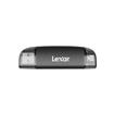 Lexar Dual-Slot USB-A/C Reader,  Feature SD and microSD card with Upto 250 MB/s transfer speed, USB 3.1 and 2.0 ports Compatibility