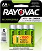 AA rechargeable batteries - 4 Pack