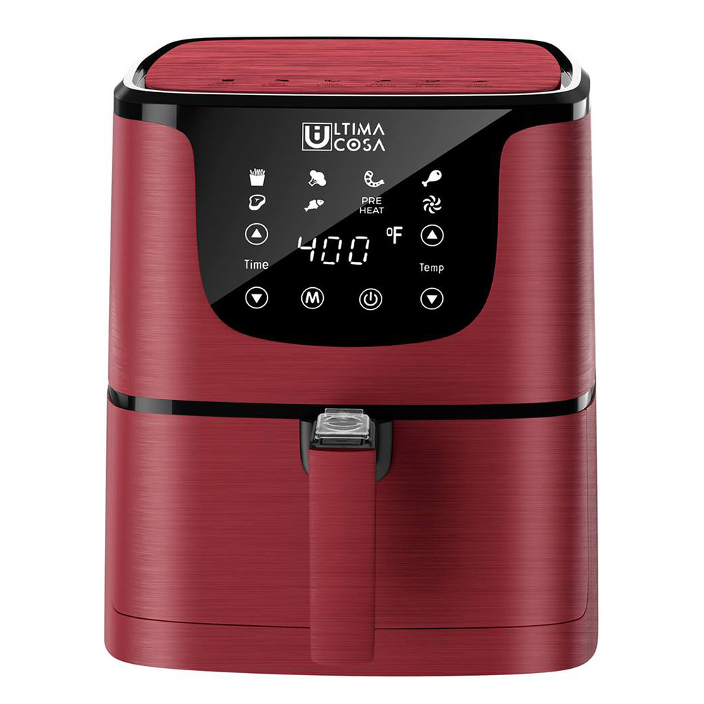 ULTIMA COSA (Presto Luxe Plus) - Friteuse à air 5 L rouge