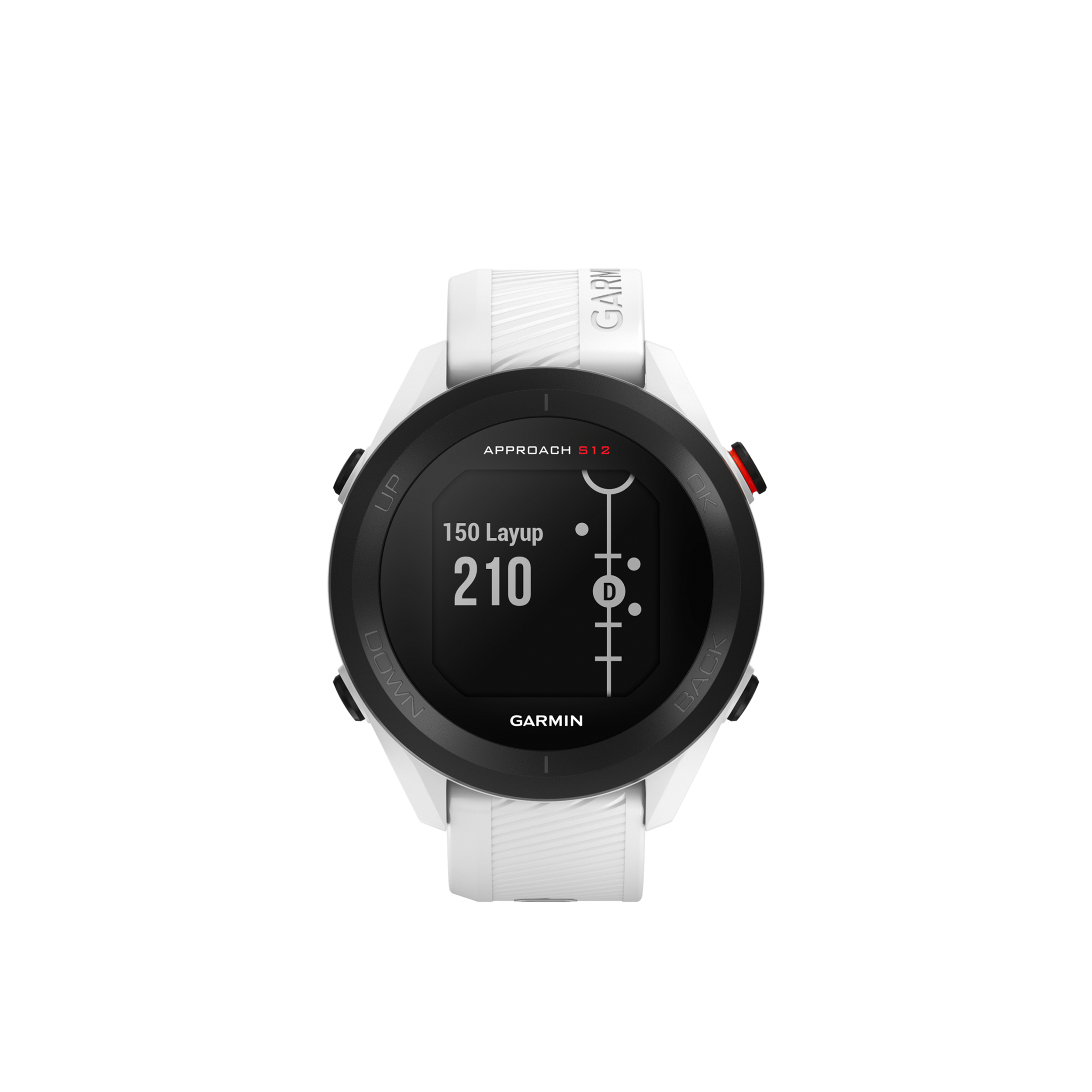 GARMIN Smartwatch - Approach S12 GPS Golfing - White