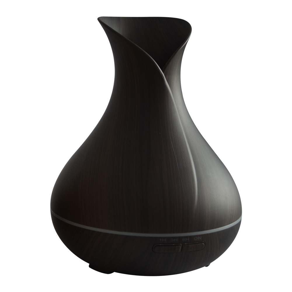 iCAN Smart Wi-Fi Humidifier, Aromatherapy Diffuser with Alexa & Google Assistant Support | Mobile App Control | Dark Wood Grain