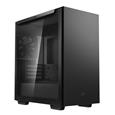 DeepCool MACUBE 110 Micro ATX Case with Full-size Magnetic Tempered Glass Removable HDD Cage and Built-in Graphics Card Holder - Black