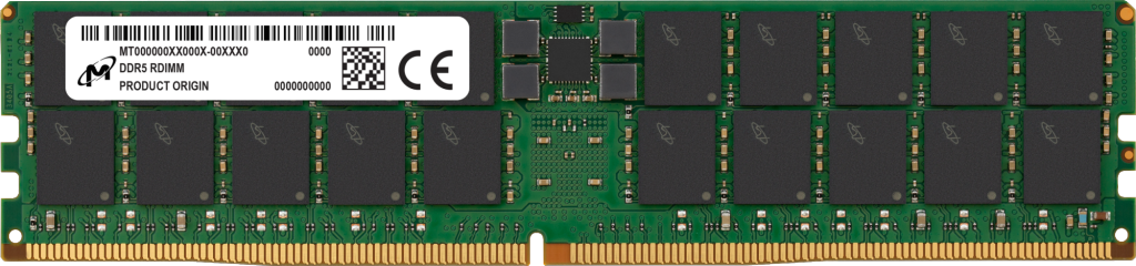 Crucial 64 Go (1x64 Go) DDR5 5600MHz CL46 RDIMM