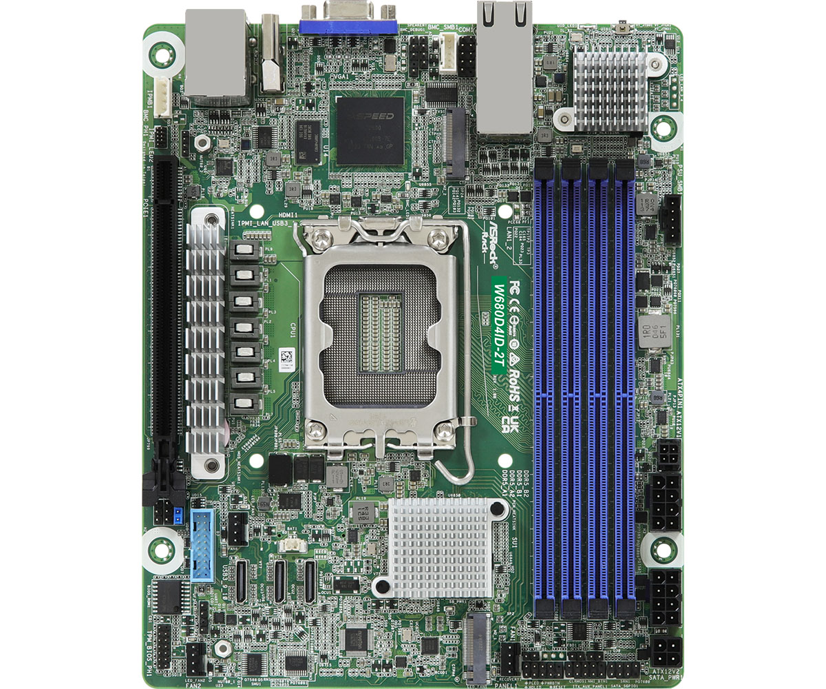 ASROCK W680D4ID-2T Socket unique LGA 1700