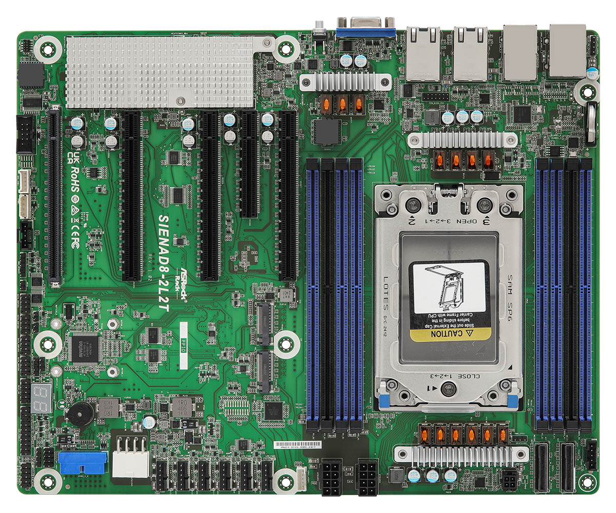 ASROCK - SIENAD8-2L2T - Server Motherboard -  AMD - EPYC 8004 series