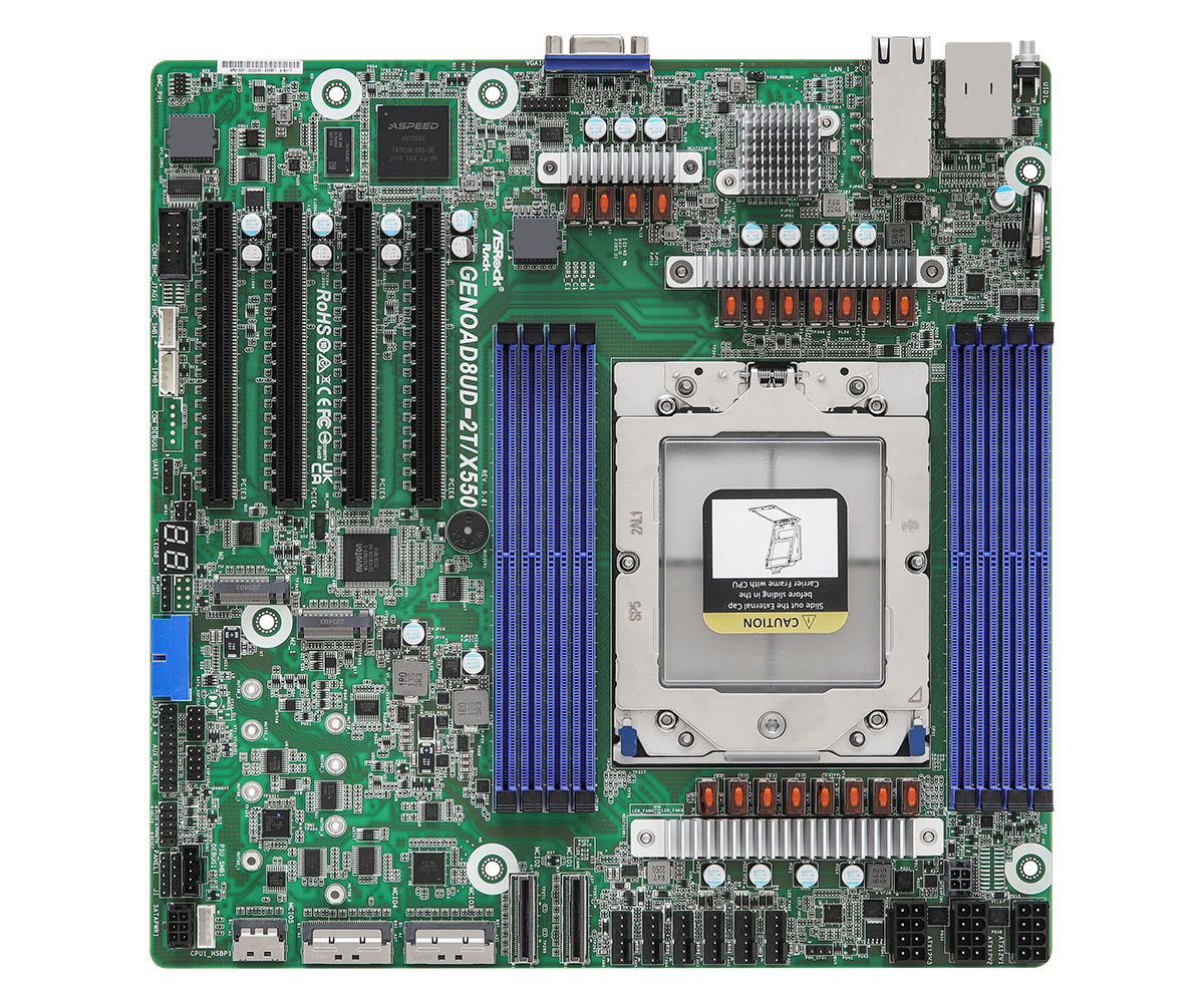 ASROCK GENOAD8UD-2T/X550 Socket unique SP5 (LGA 6096)
