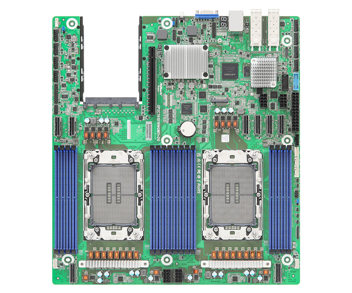 ASROCK SP2C741D16NQM3-2Q 1+1 Prise E (LGA 4677)