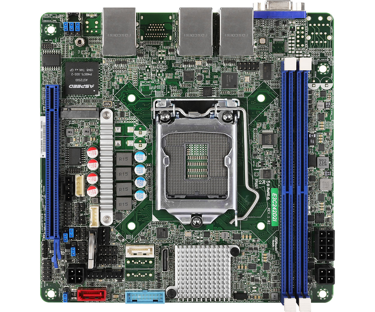 ASROCK E3C242D2I Socket unique LGA 1151