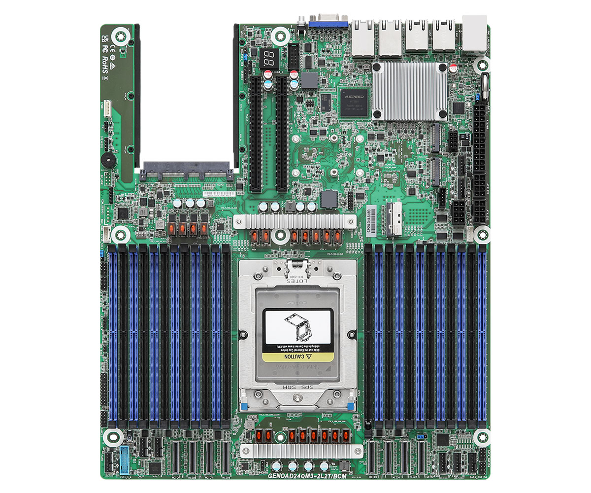 ASROCK GENOAD24QM3-2L2T/BCM Socket unique SP5 (LGA 6096)