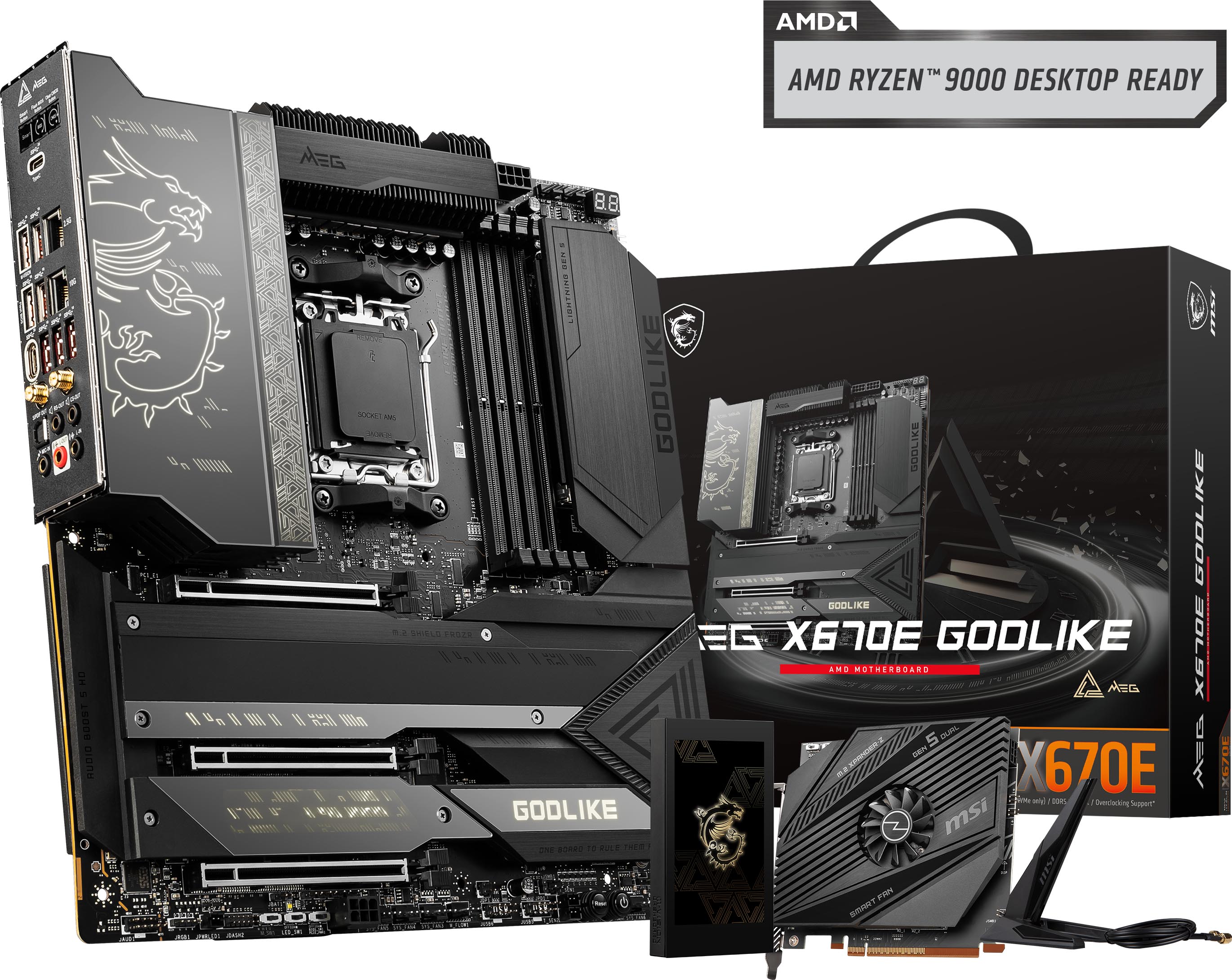 MSI MEG X670E GODLIKE, AMD X670 EATX AM5 Motherboard