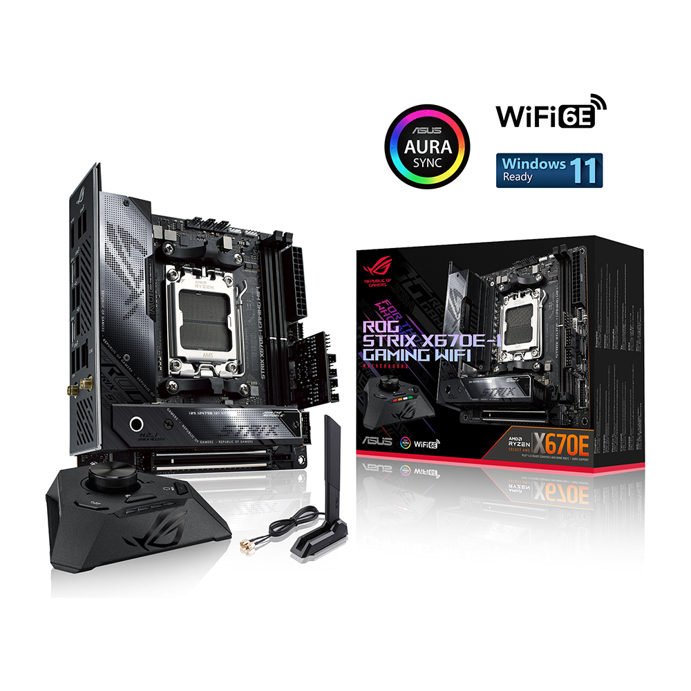 ASUS ROG STRIX X670E-I GAMING WIFI 6E Socket AM5 (LGA 1718) Ryzen 7000
