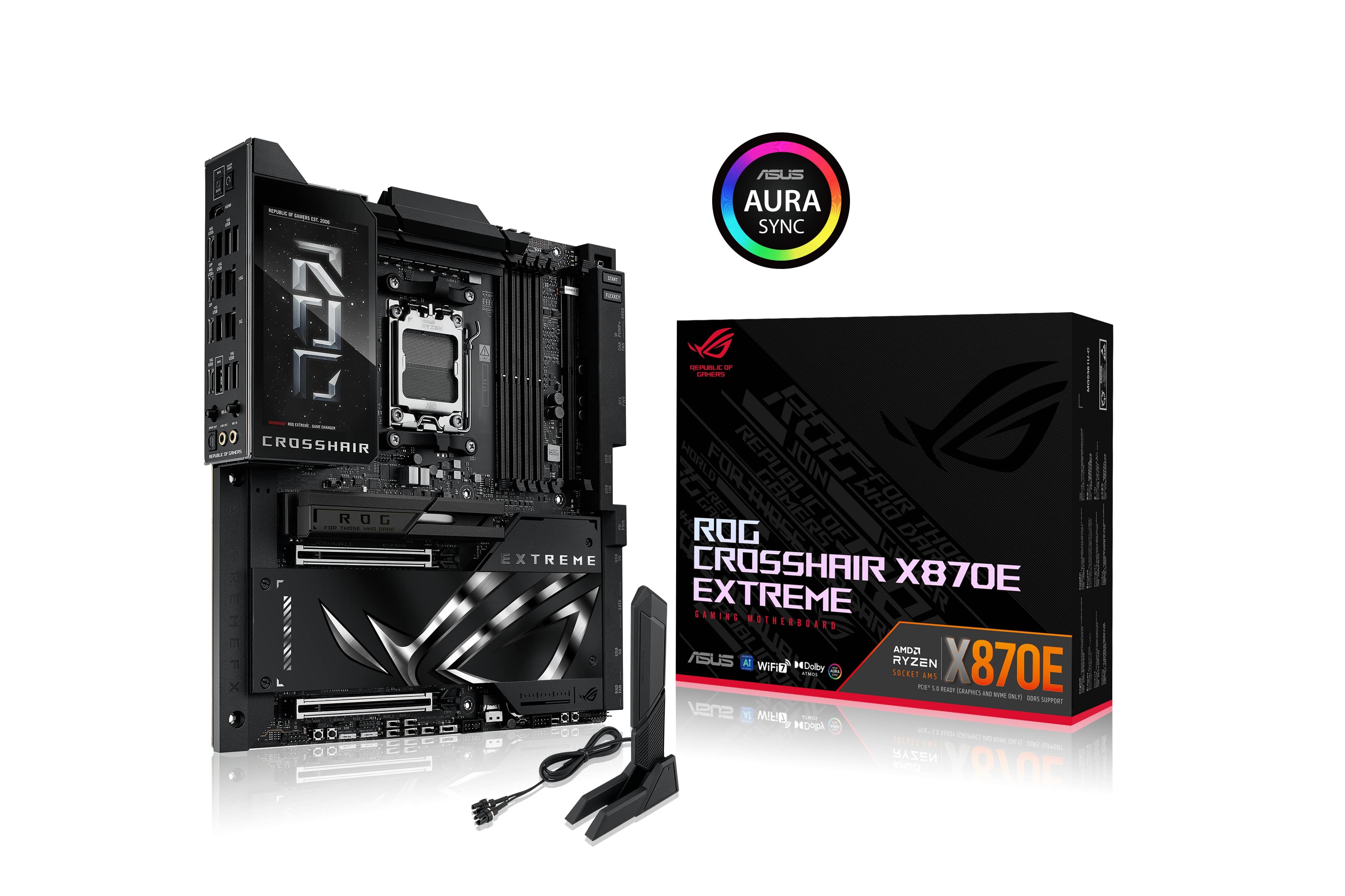 ASUS ROG CROSSHAIR X870E EXTREME AMD X870 AM5 DDR5 E-ATX Wi-Fi 7(Open Box)