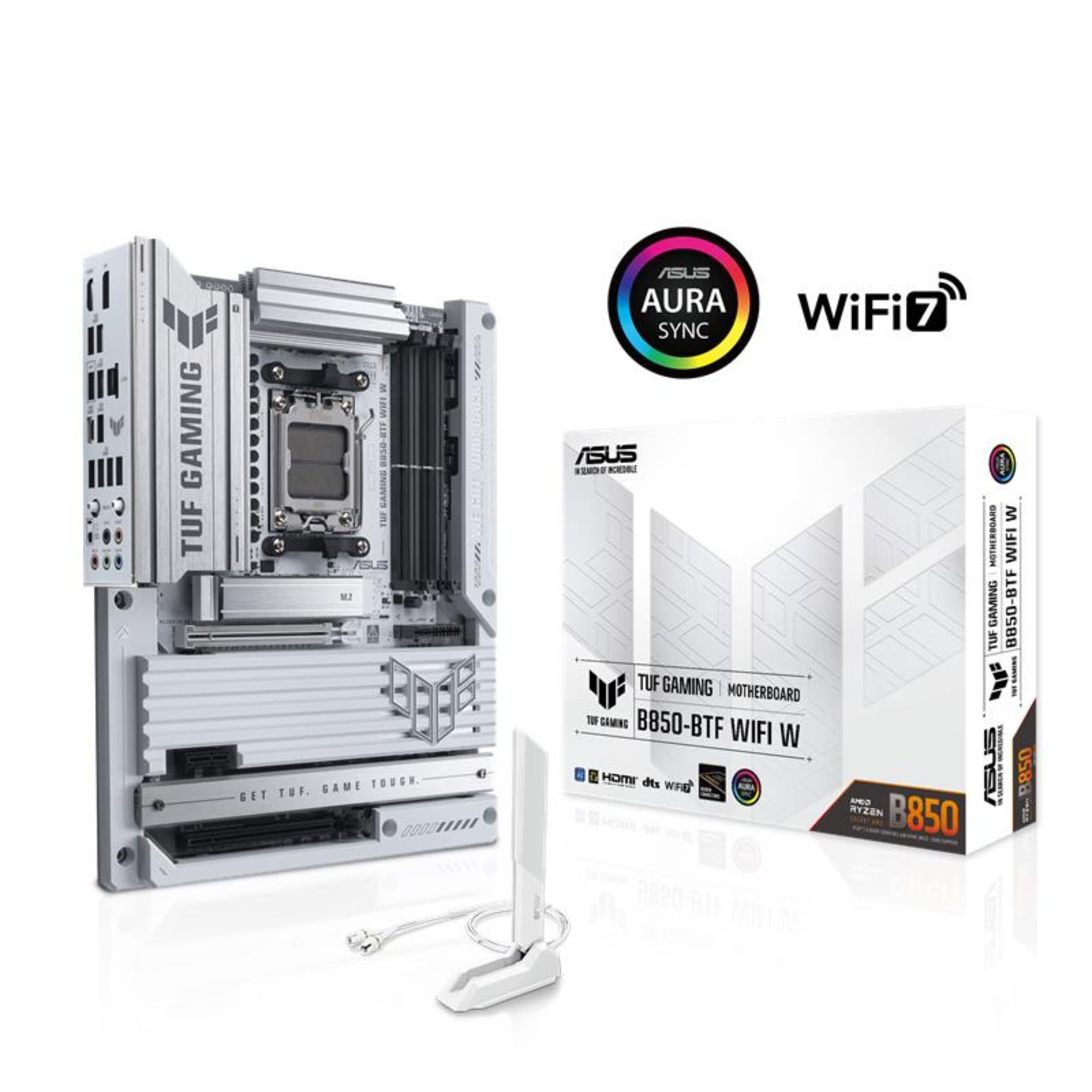 ASUS TUF GAMING B850-BTF WIFI W AMD B850 AM5 DDR5 ATX Carte mère(Open Box)