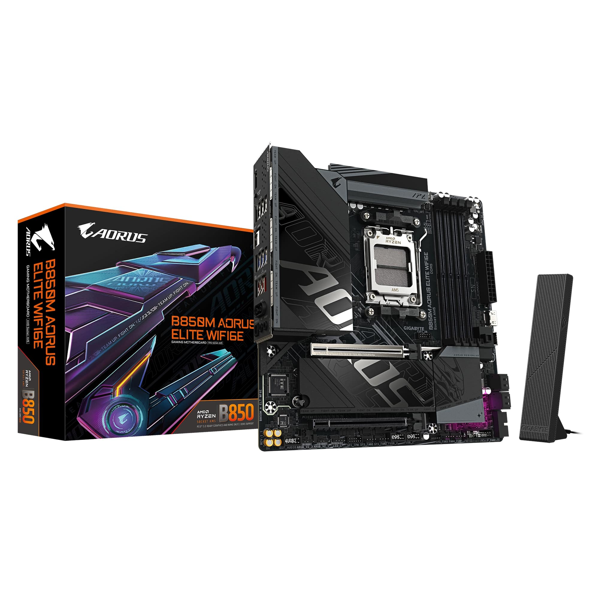 GIGABYTE B850M AORUS ELITE WIFI6E AMD AM5 LGA 1718 Motherboard
