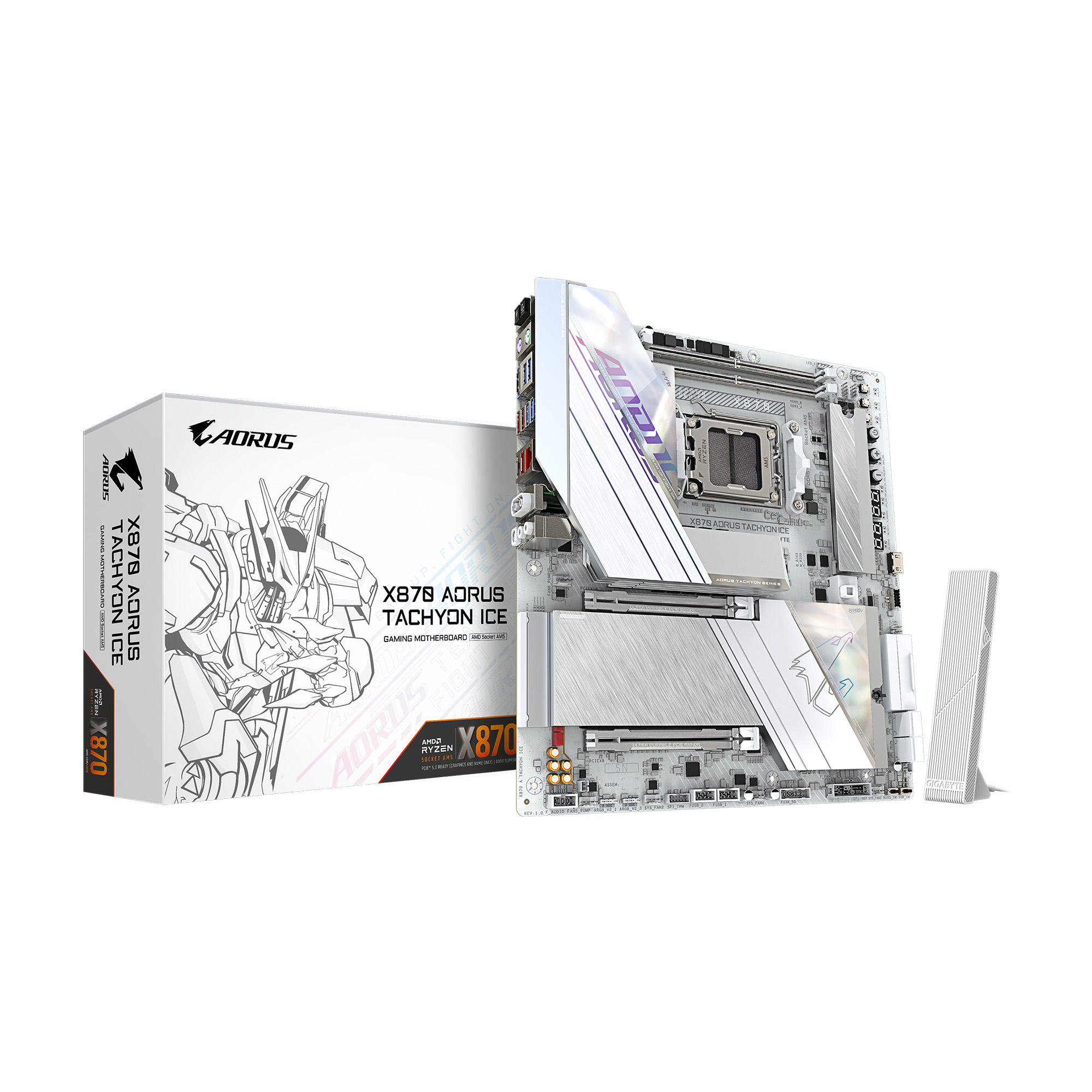 GIGABYTE X870 AORUS TACHYON ICE AMD AM5 E-ATX Carte mère