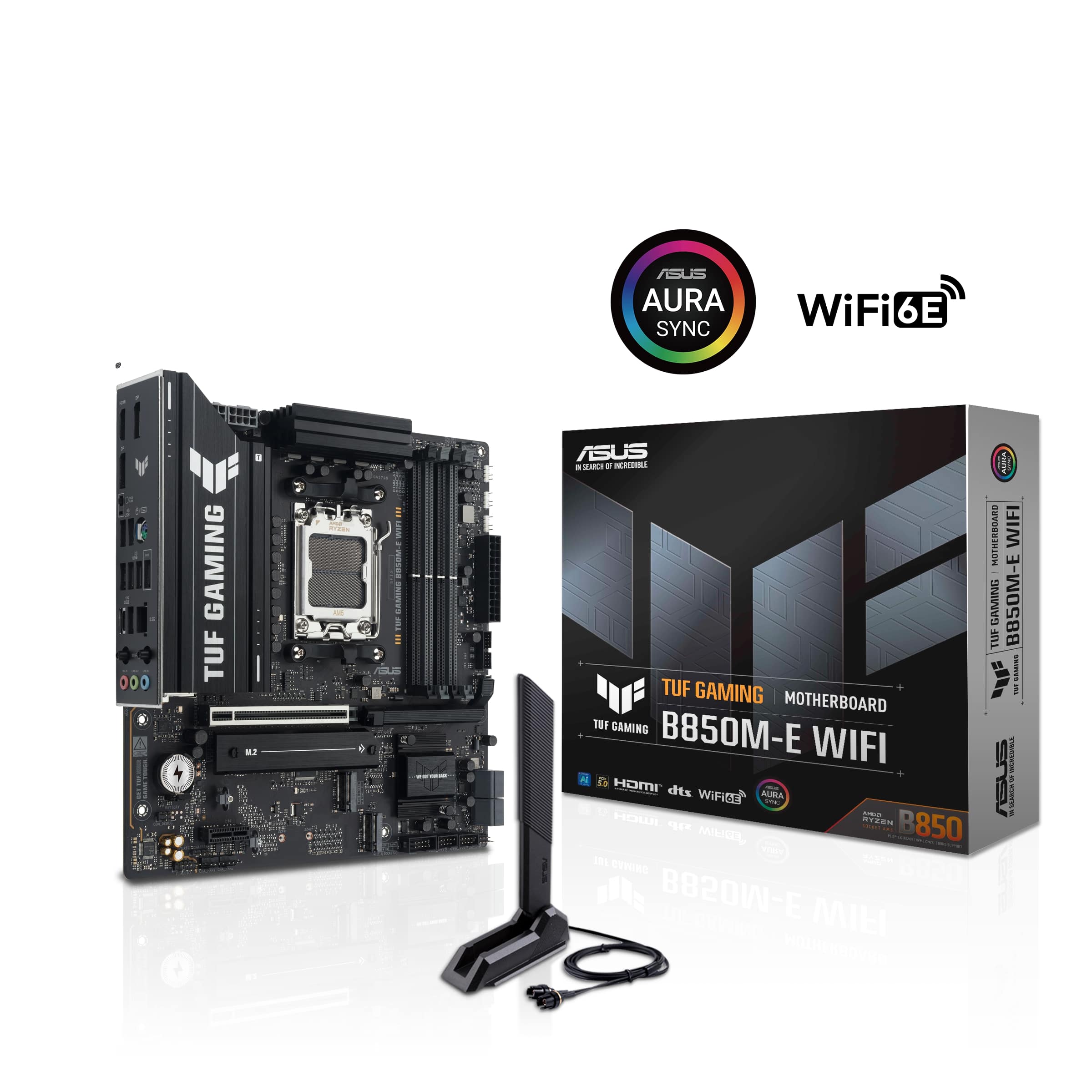 TUF GAMING B850M-E WIFI AMD B850 mATX motherboard