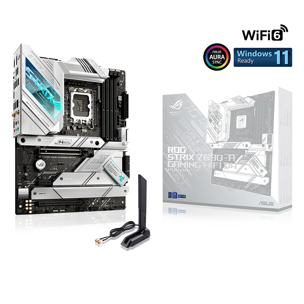 ASUS (ROG Strix Z690-A Gaming WiFi D4) - Carte mère format ATX(Open Box)