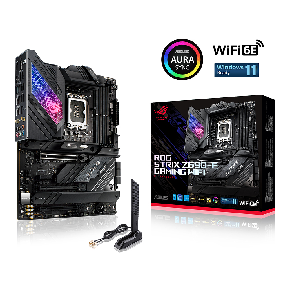 ASUS ROG Strix Z690-E Gaming WiFi 6E LGA 1700 | Intel® 12th Gen(Open Box)