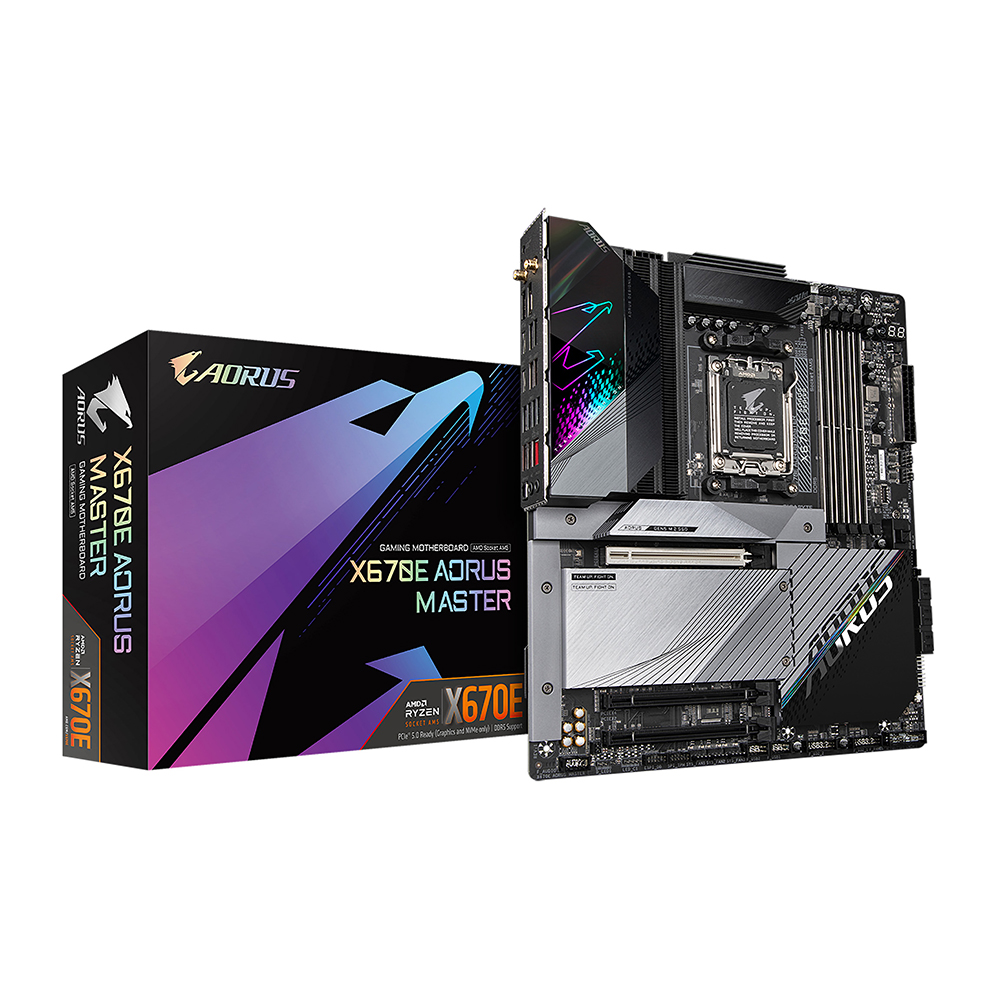 arte mère GIGABYTE X670E AORUS MASTER AM5 LGA 1718 AMD X670E EATX(Open Box)