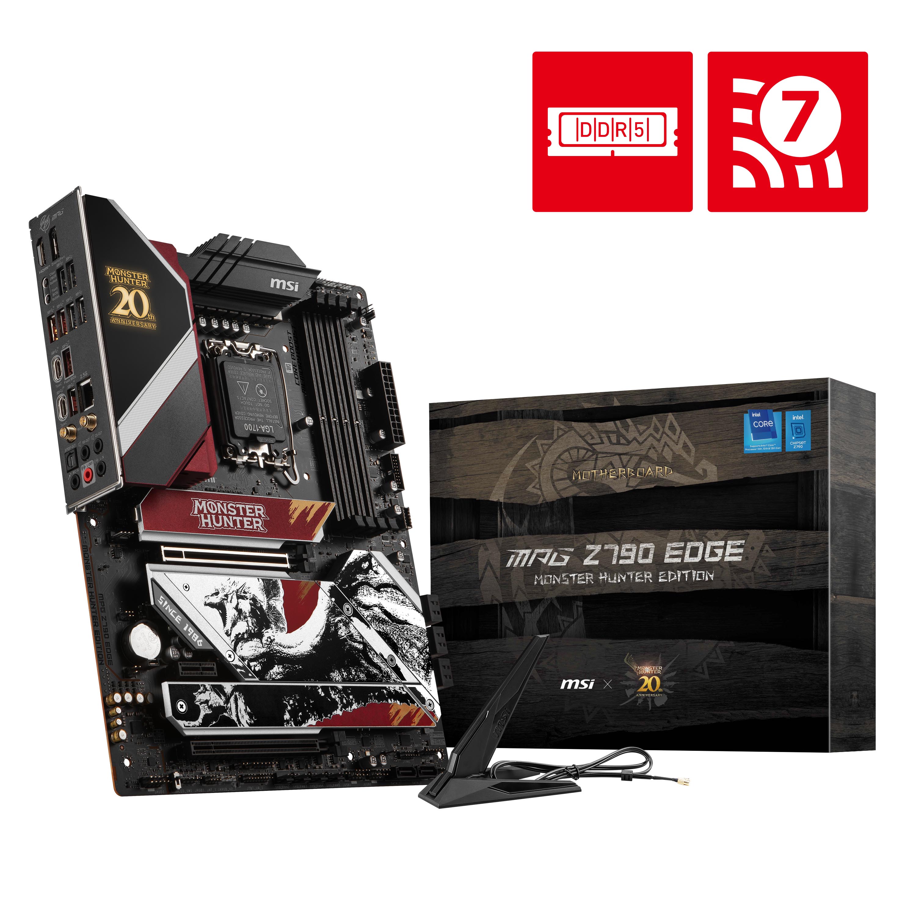MSI MPG Z790 EDGE MONSTER HUNTER EDITION Intel Z790 ATX LGA 1700(Open Box)