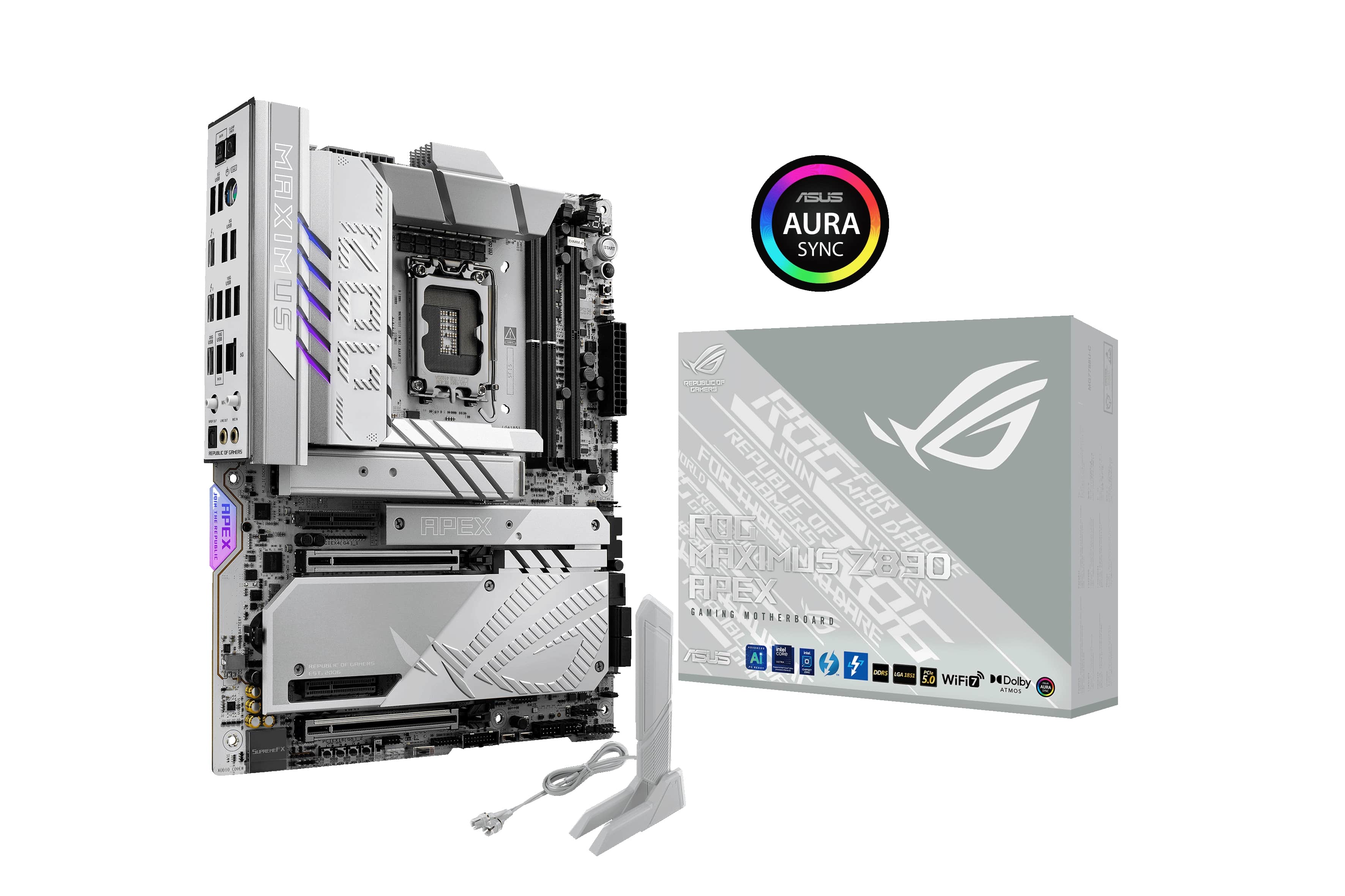 ASUS ROG MAXIMUS Z890 APEX Intel® Z890 LGA 1851 ATX motherboard