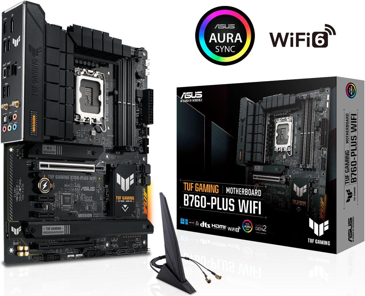 ASUS TUF GAMING B760-PLUS WIFI Intel® B760 (14e, 13e et 12e génération)