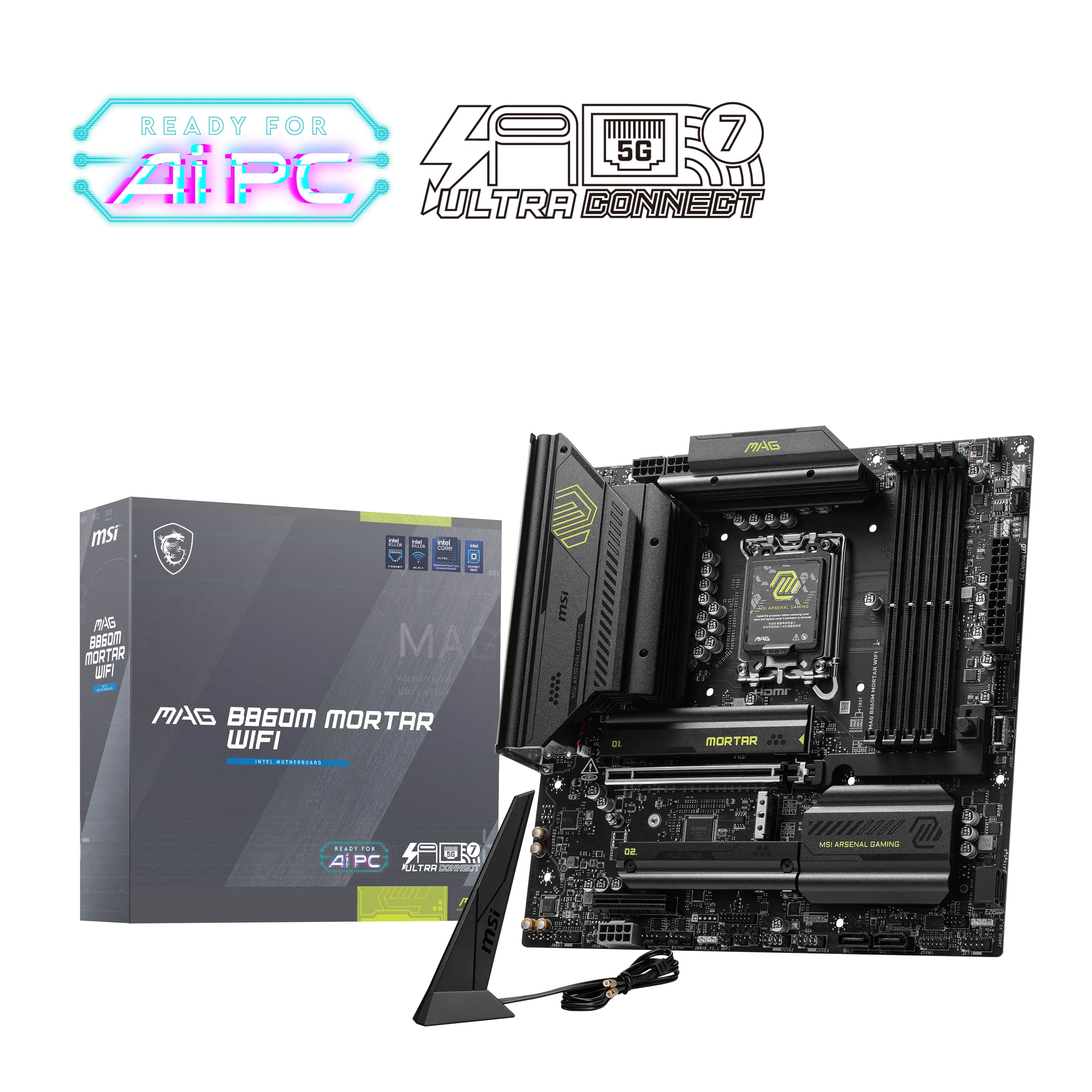 MSI MAG B860M MORTAR WIFI Motherboard