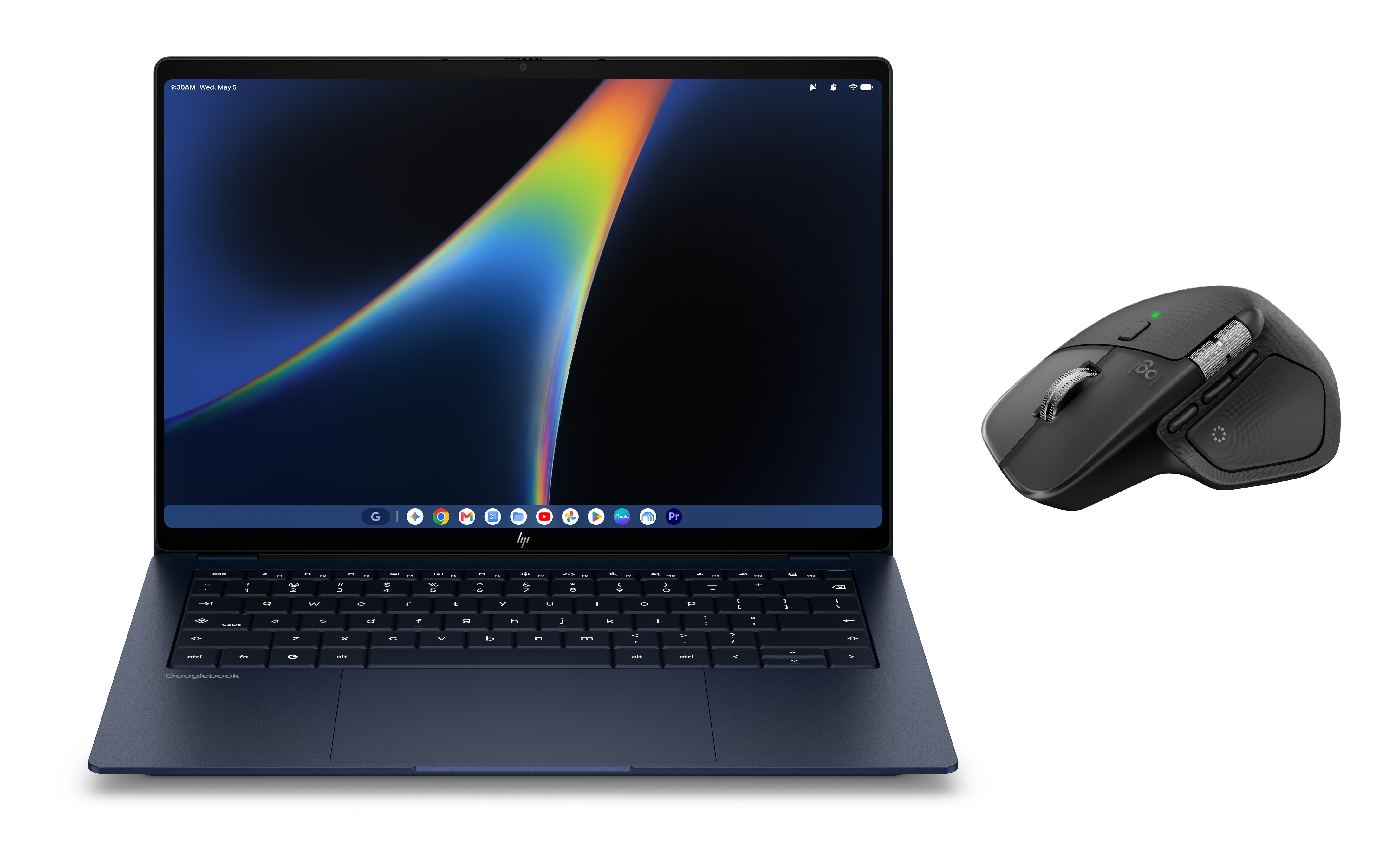 GET A FREE LOGITECH MX Master 4 with a purchase of: HP Googlebook 14 with Gemini intelligence 14” OLED Touchscreen Laptop - Qua