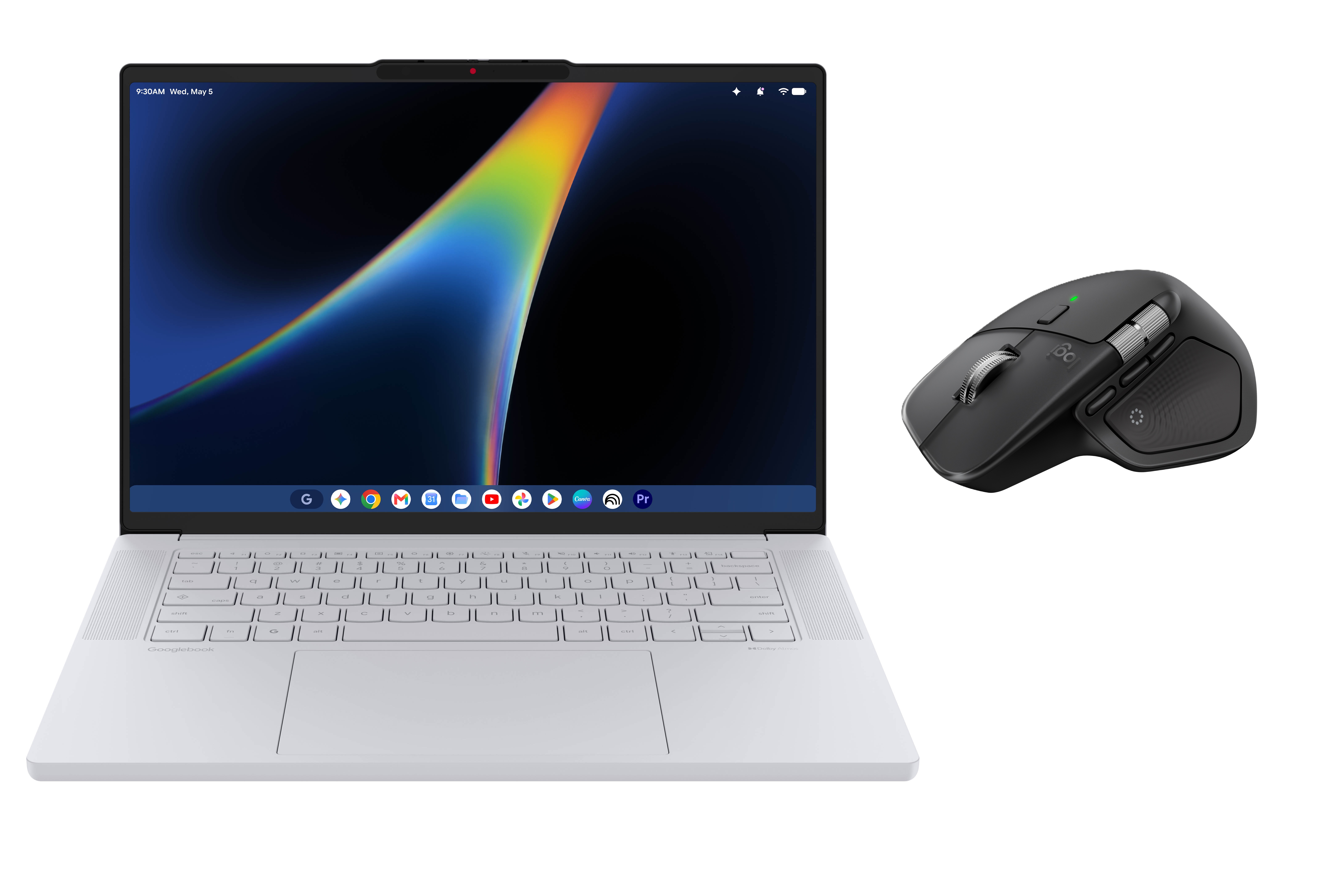 GET A FREE LOGITECH MX Master 4 with a purchase of: Lenovo Googlebook 15.3" with Gemini intelligence 2.8k OLED Touchscreen Lapt
